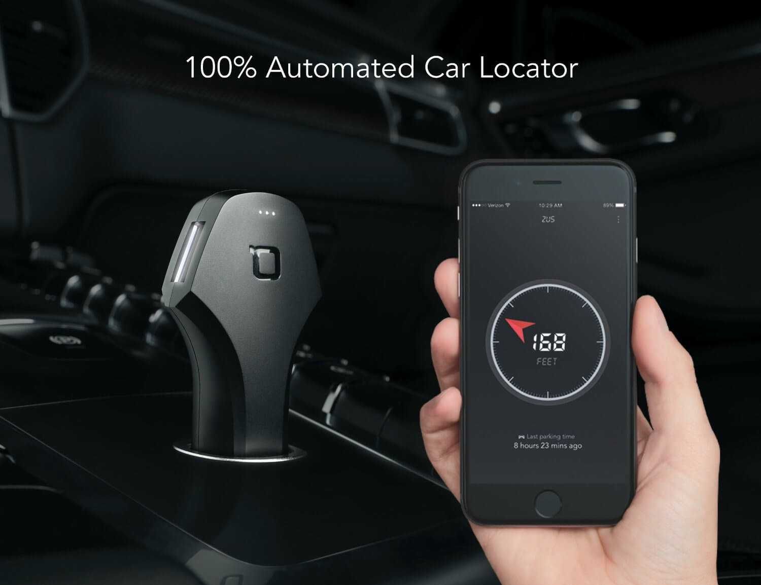 Автомобільний зарядний пристрій Nonda ZUS Smart 2 USB Car Charger