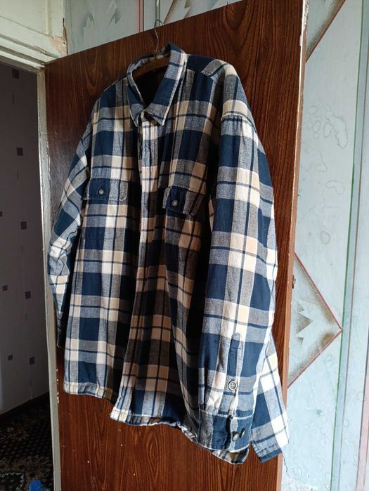 Продам чоловічу утеплену рубашку (сорочку)р.р 60