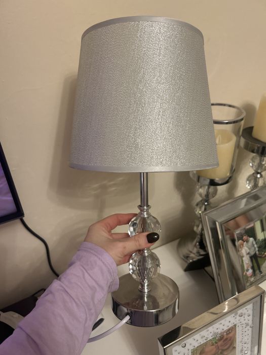 Lampka stołowa nocna glamour