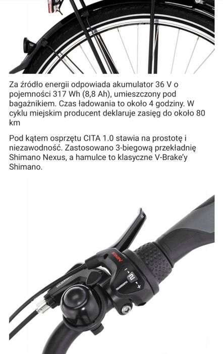Rower elektryczny 28 "