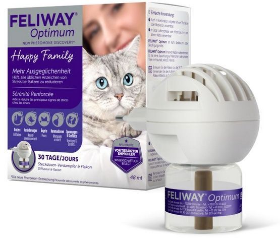 Uspokajające feromony dla kota Feliway Zestaw startowy Dyfuzor + wkład