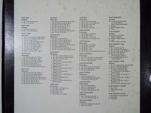 Artur Rubinstein Chopin 12 LP box