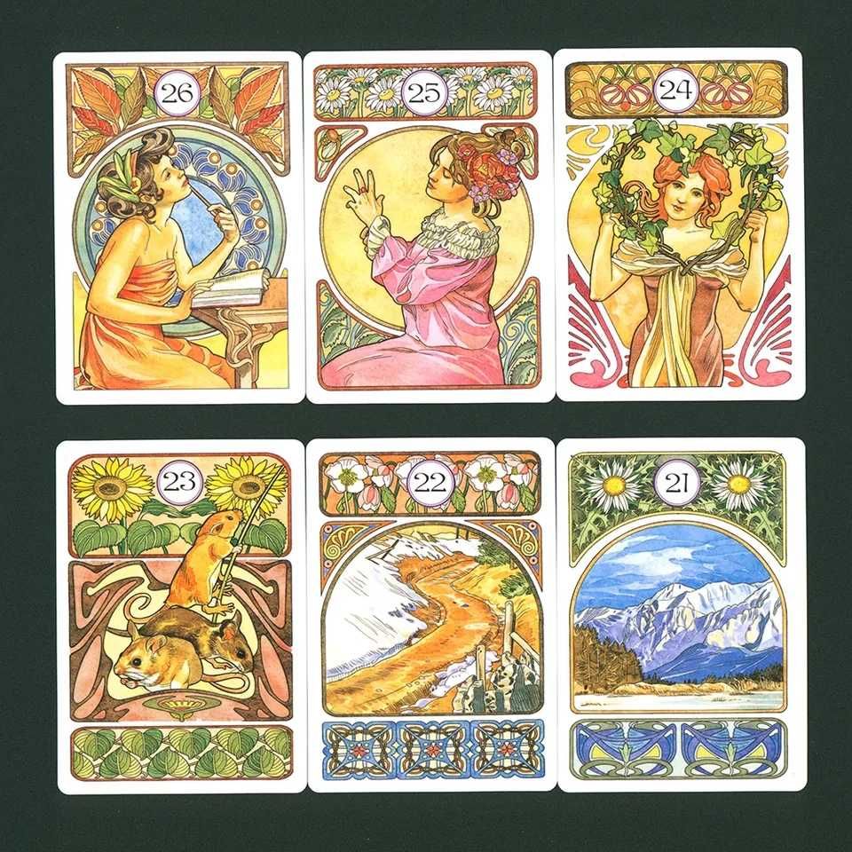 Оракул Арт-нуво Ленорман Art Nouveau Lenormand