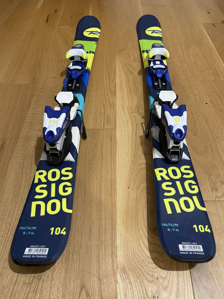 Narty dziecięce zjazdowe Rossignol 104cm