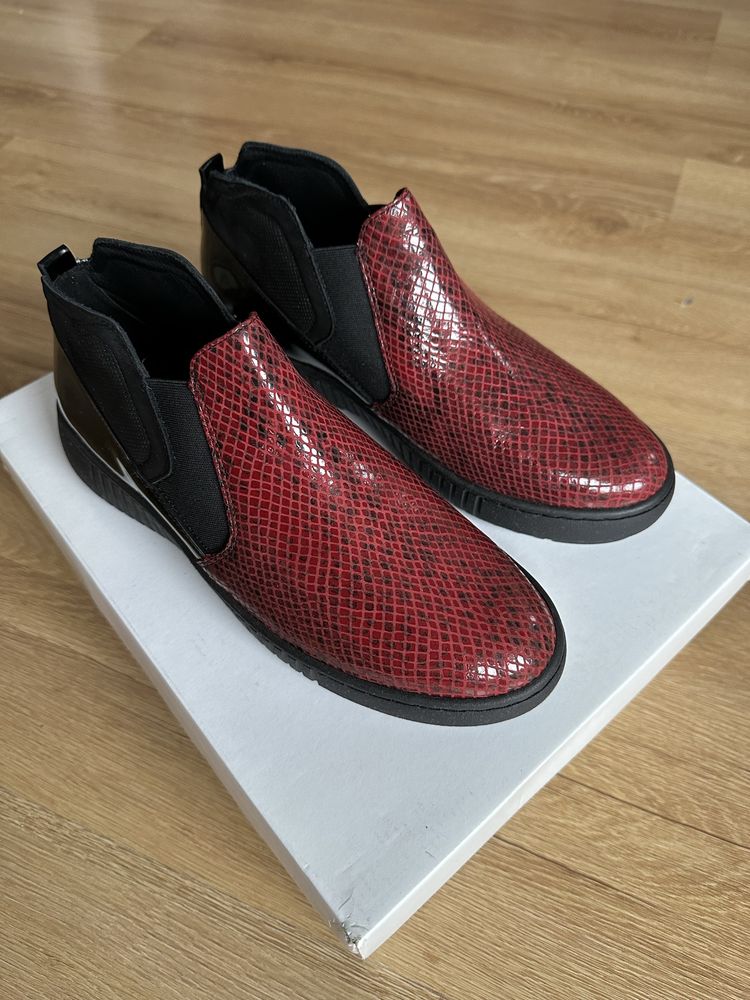 Sergio Bardi Botki 25cm 40 1-2 razy założone damskie kupione Modivo