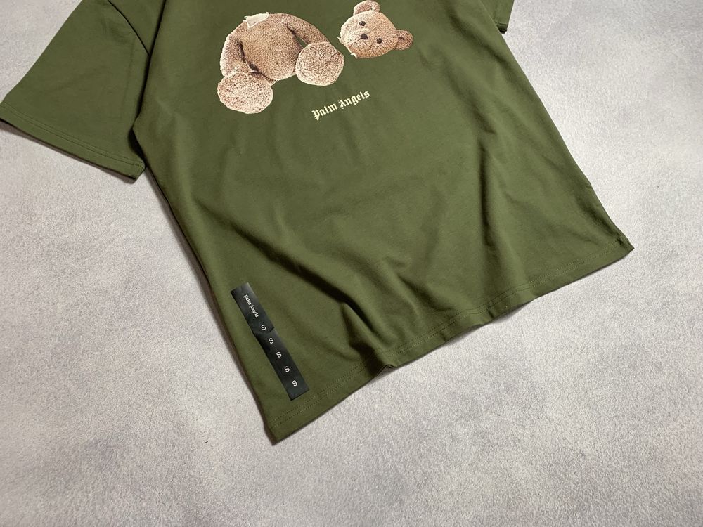Футболка Palm Angels Bear Classic Tee Green/Brown