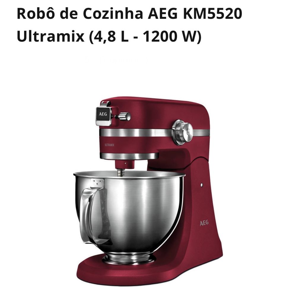 AEG KM5520 Robô de Cozinha - NOVO