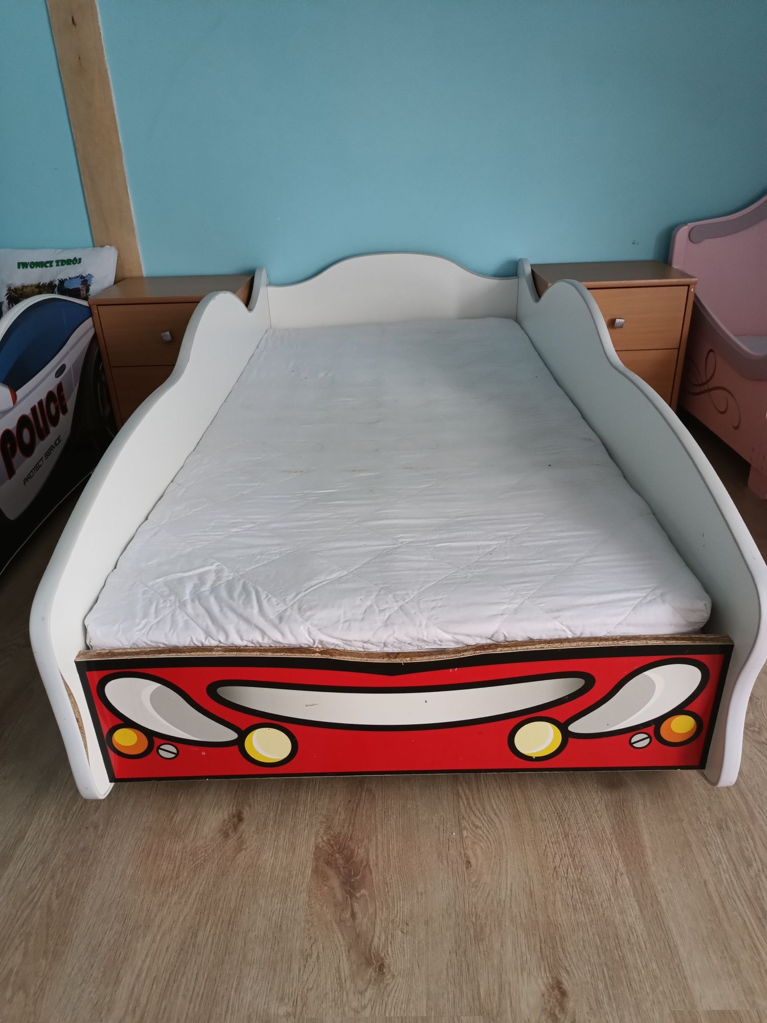 Łóżko dla chłopca z materacem, 160x80