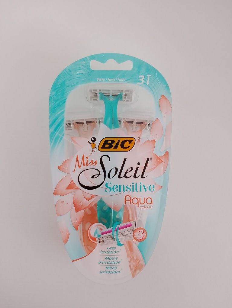 Bic Maszynka do golenia Miss Soleil 3 Sensitive Aqua