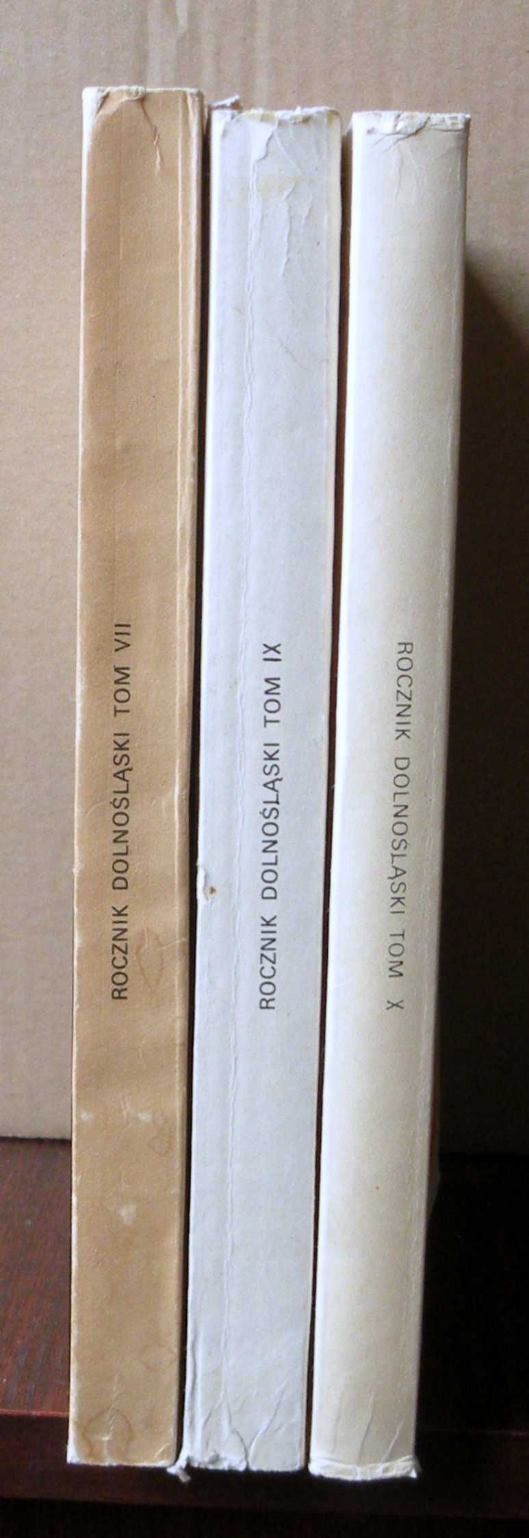 Rocznik Dolnośląski, 3 tomy, T. VII (1980), IX (1985), X (1987)