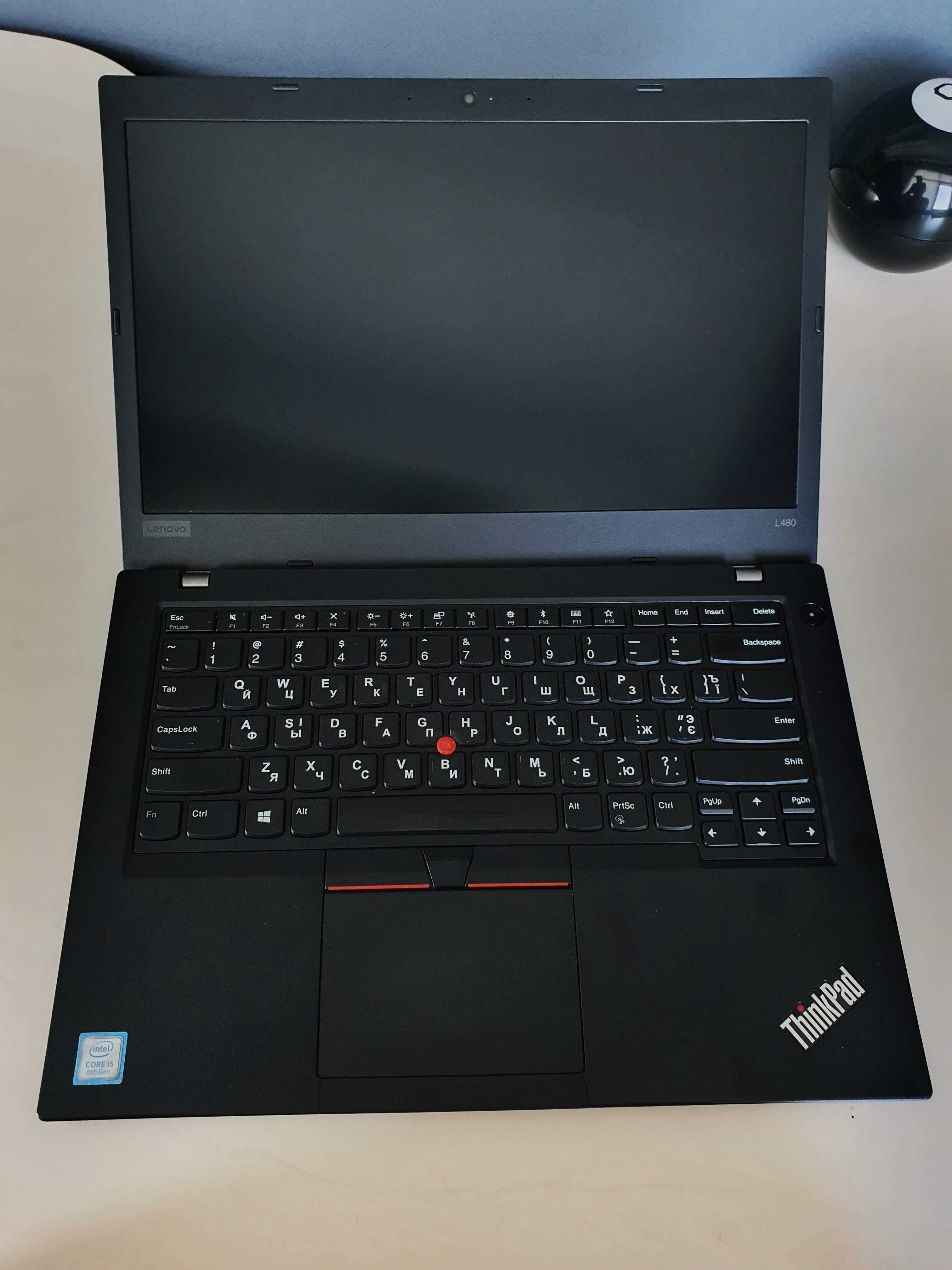 Lenovo ThinkPad L480 14" FHD IPS i5-8250U 16гб/256гб надійний лептоп