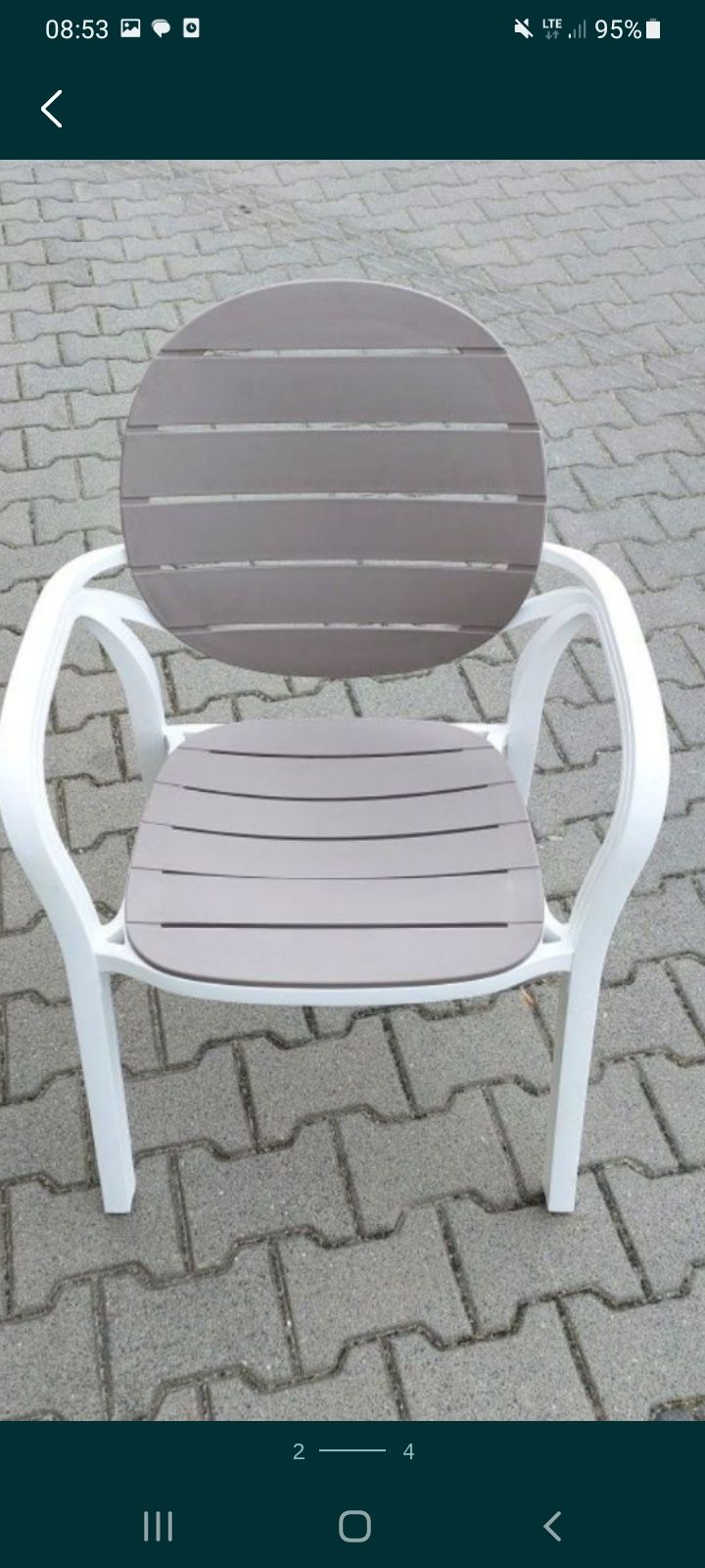 Krzesła Nowe plastikowe