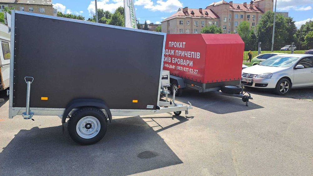 легковий причіп фургон легковой прицеп фургон цинк рама бакелит