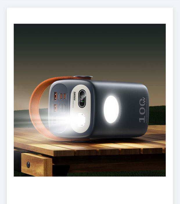 Remax RPP-100 60000mAh Gutitan Series PD100W+QC22.5W (з ліхтарем)