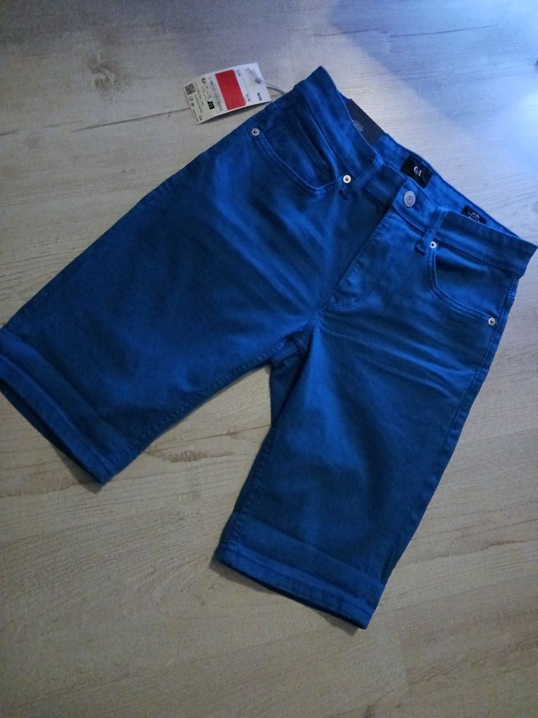 Spodenki niebieskie jeansowe W28