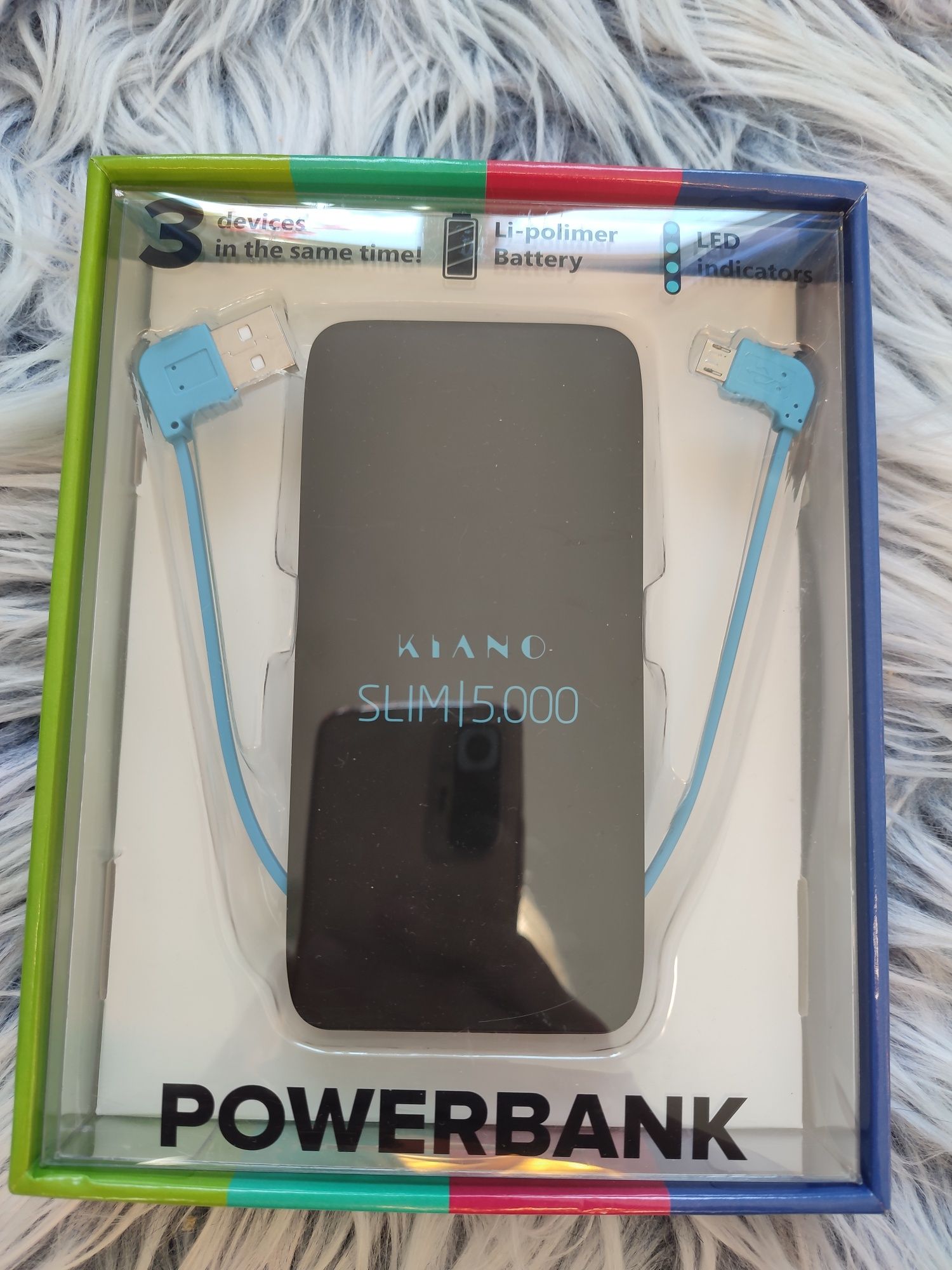 Powerbank Kiano Slim 5000 nowy