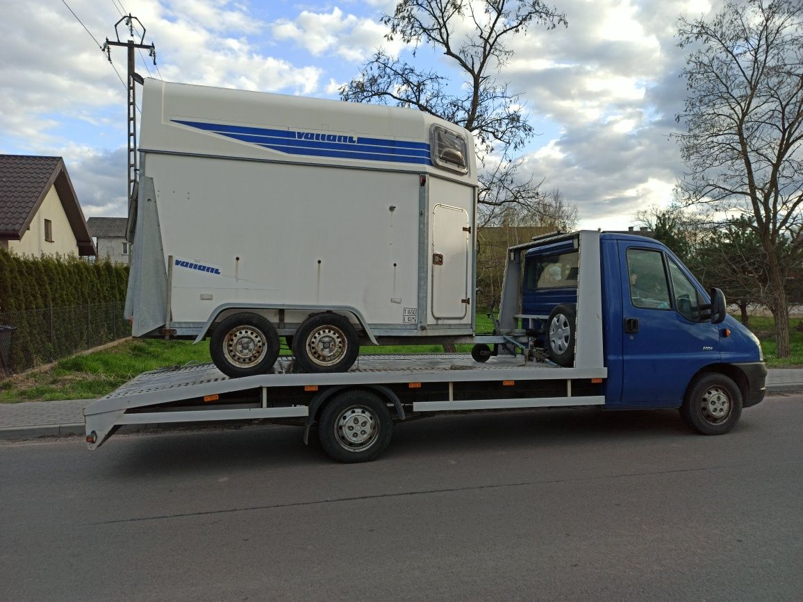 Laweta Pomoc Drogowa Transport Holowanie 7 osób B+E A1 Autolaweta S6