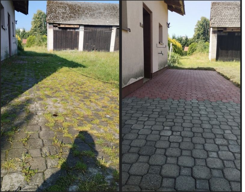 Mycie,czyszczenie kostki,elewacji,dachów,ogrodzeń
