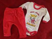 Zestaw body plus spodnie 68