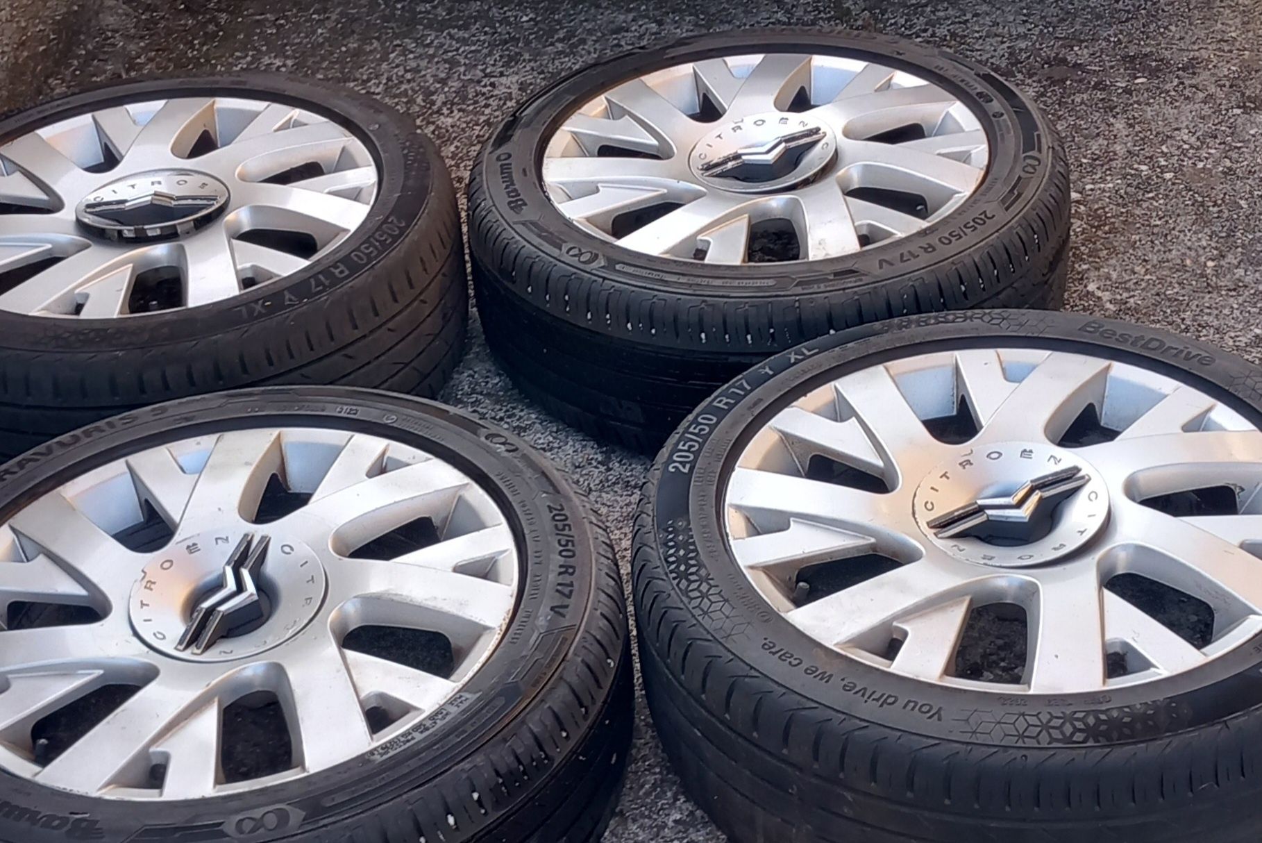 Jantes 17 4x108 citroen c4