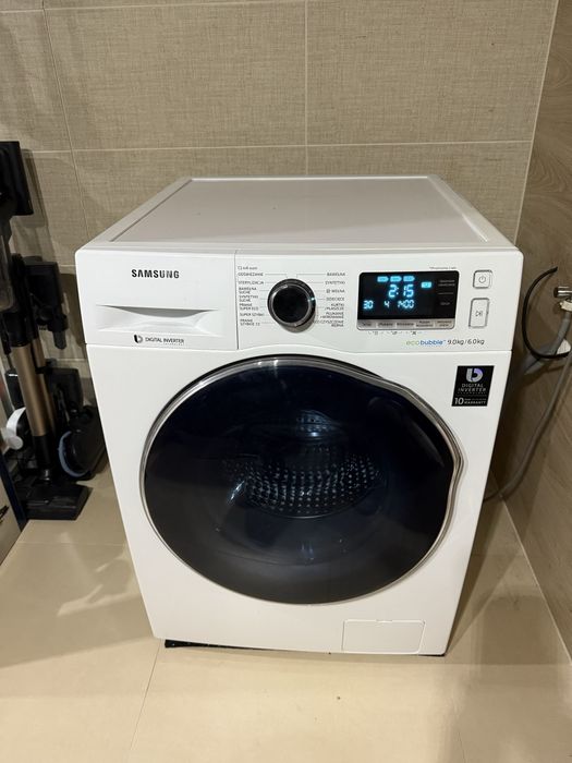 Pralko-suszarka Samsung WD90J6410AW/EO Crystal Gloss