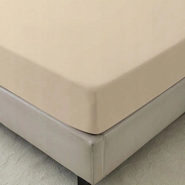 Prześcieradło z Gumką Bolzano Jednolite Bawełniane Gładkie 180x200