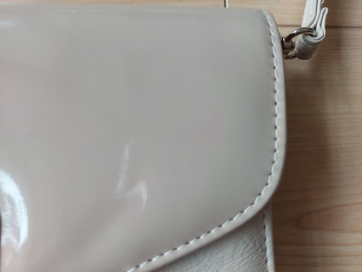 Mała elegancka torebka Bijou Brigitte beżowa nude