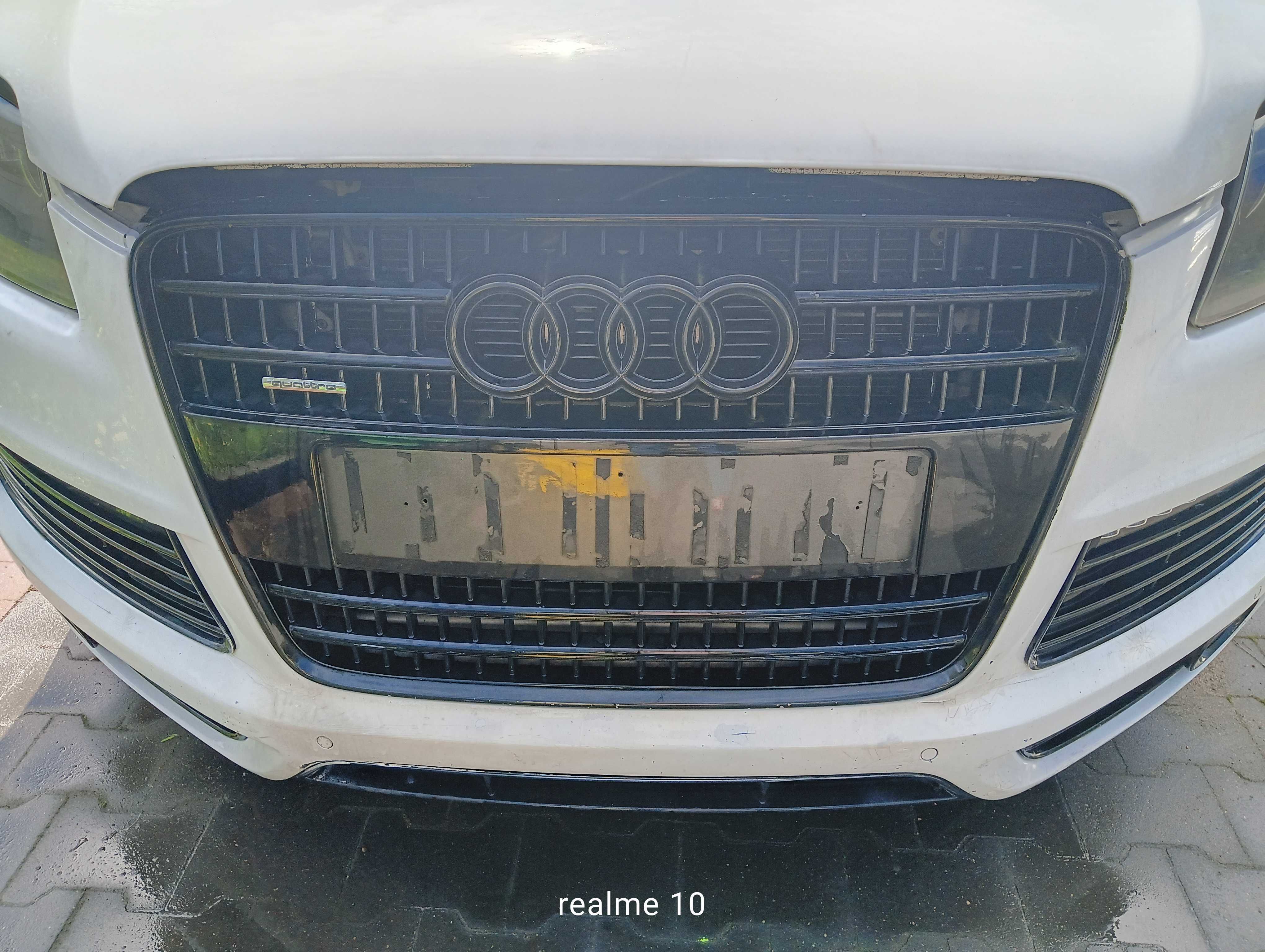 Zderzak przód PDC grill atrapa komplet Audi Q7 S-line