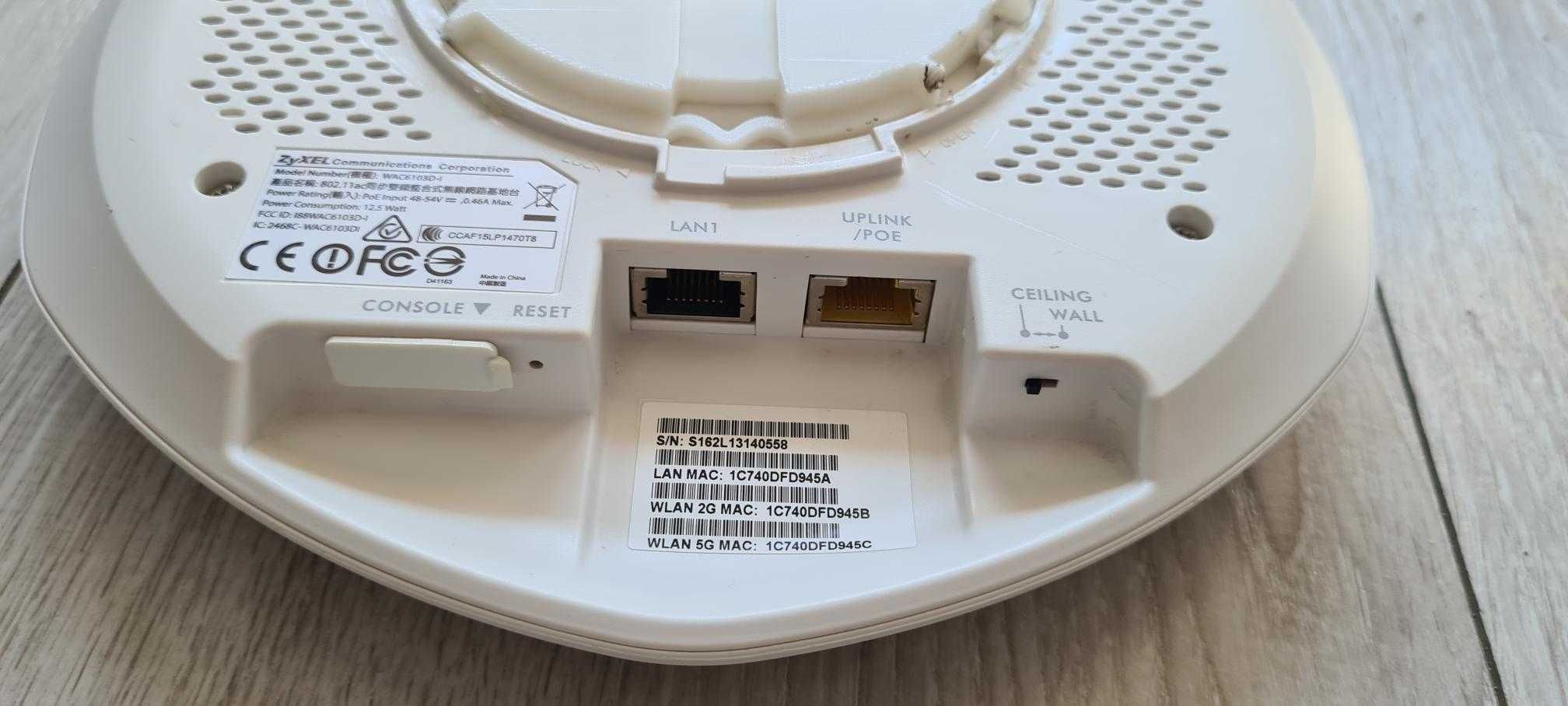Access Point ZYXEL WAC6103D-I 2.4 oraz 5Ghz DUAL