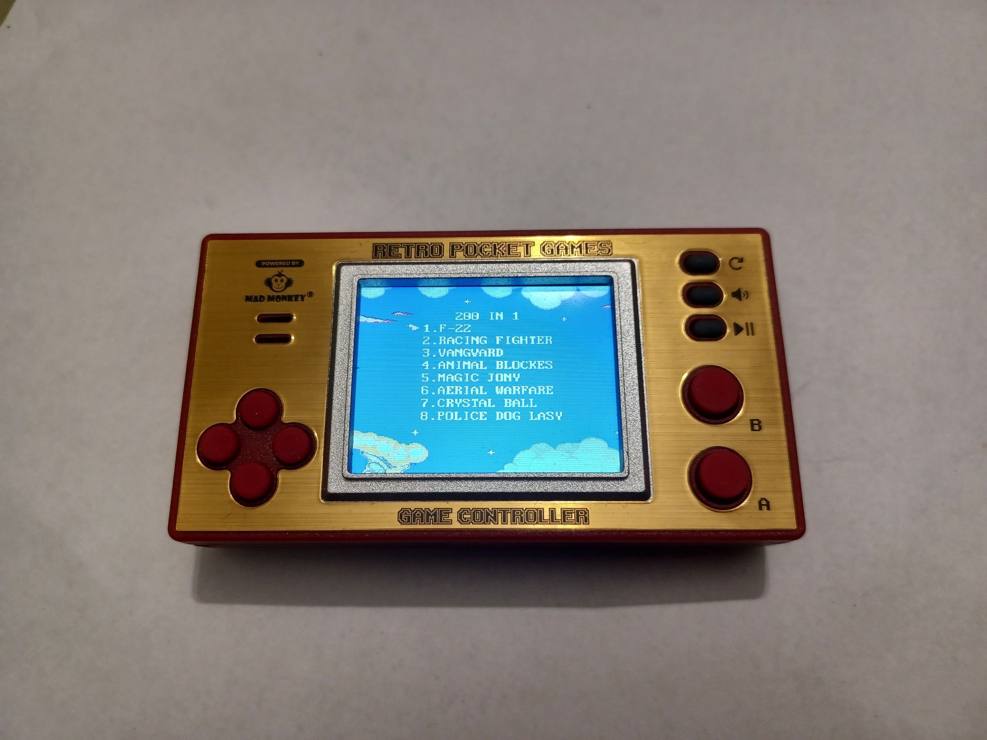 Gra, konsola retro pocket games 200 Mad Monkey