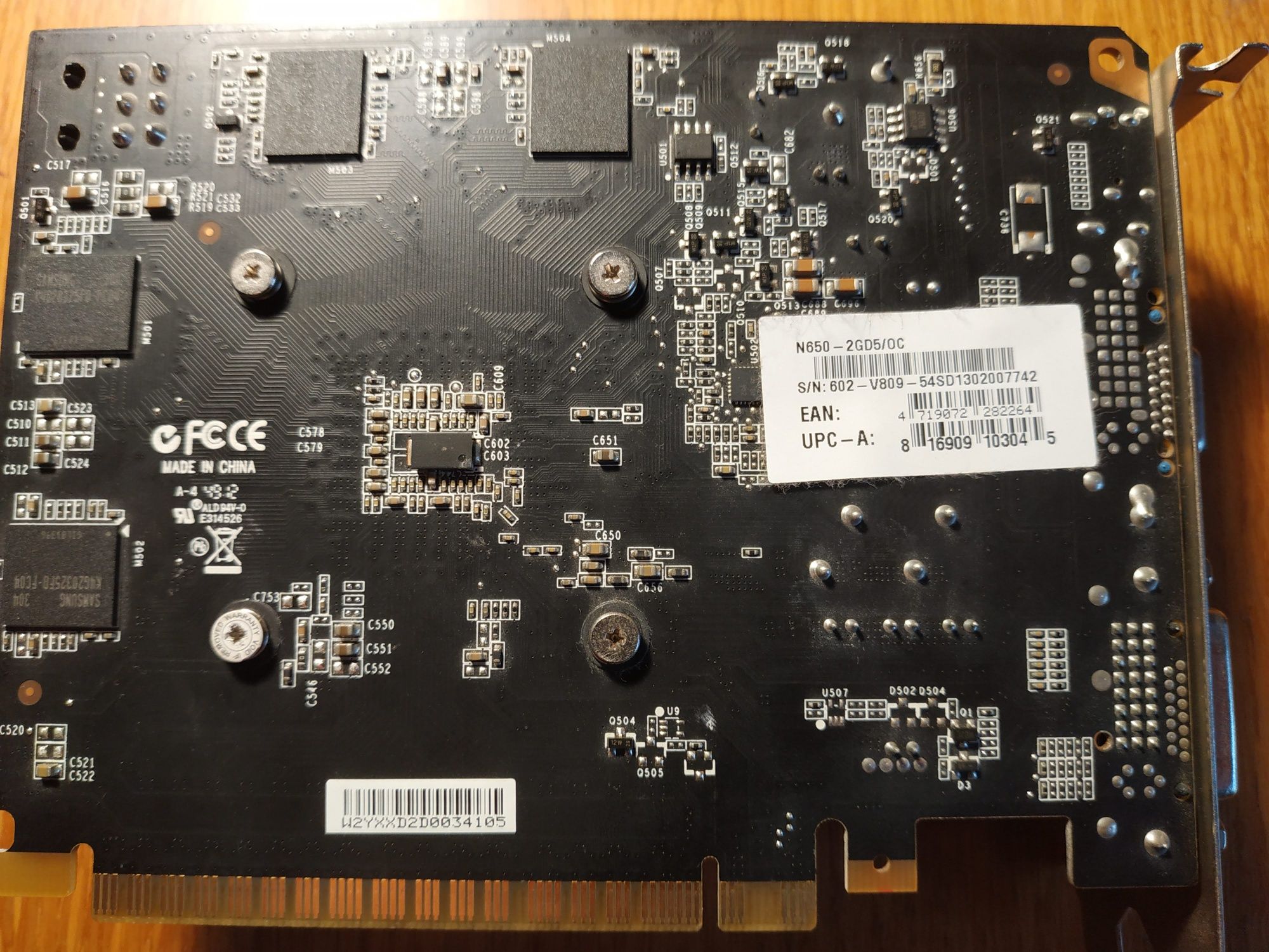 MSI GeForce GTX650 N650-2GD5/OC