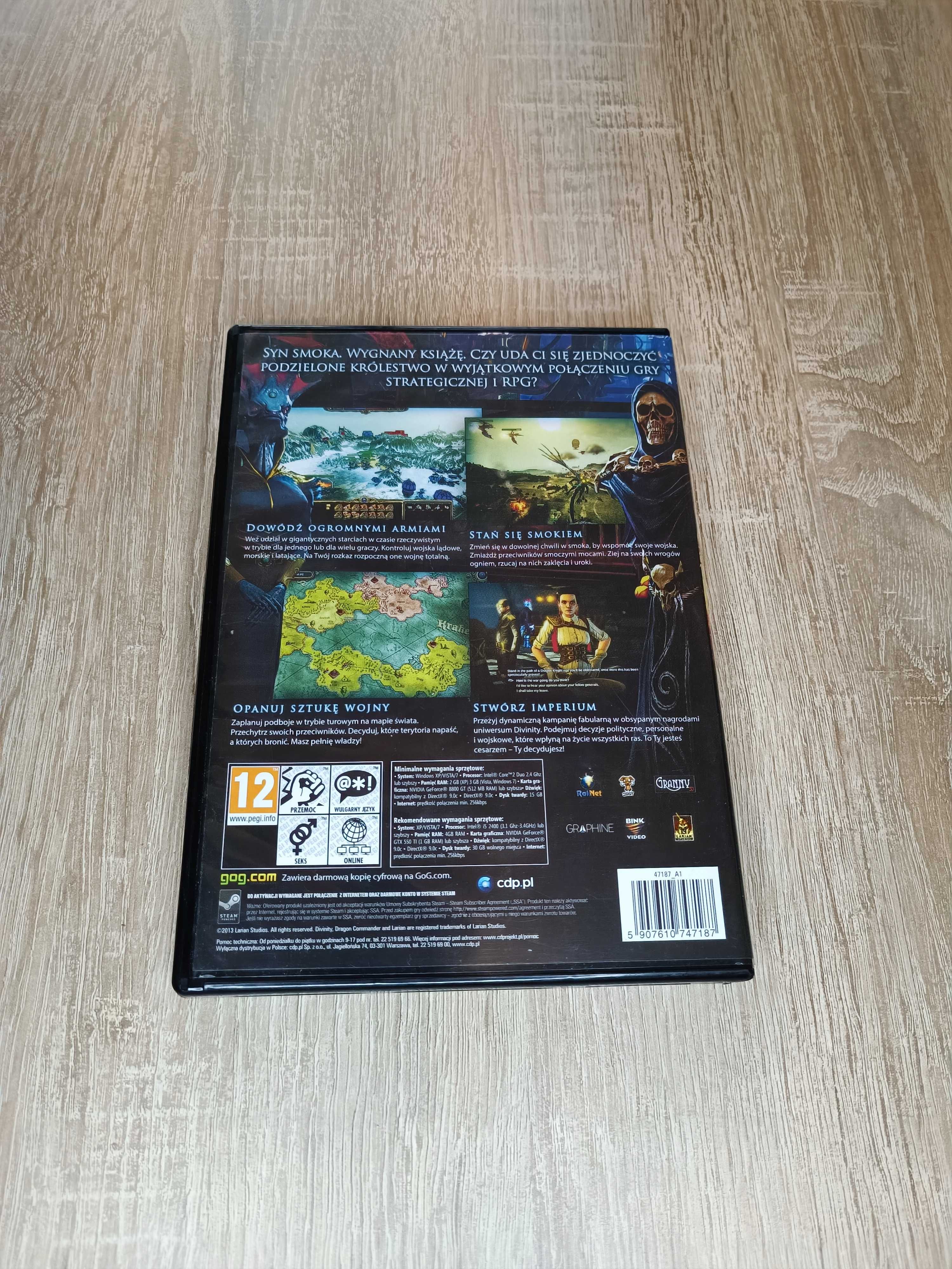 Divinity: Dragon Commander Box PC Premierowe