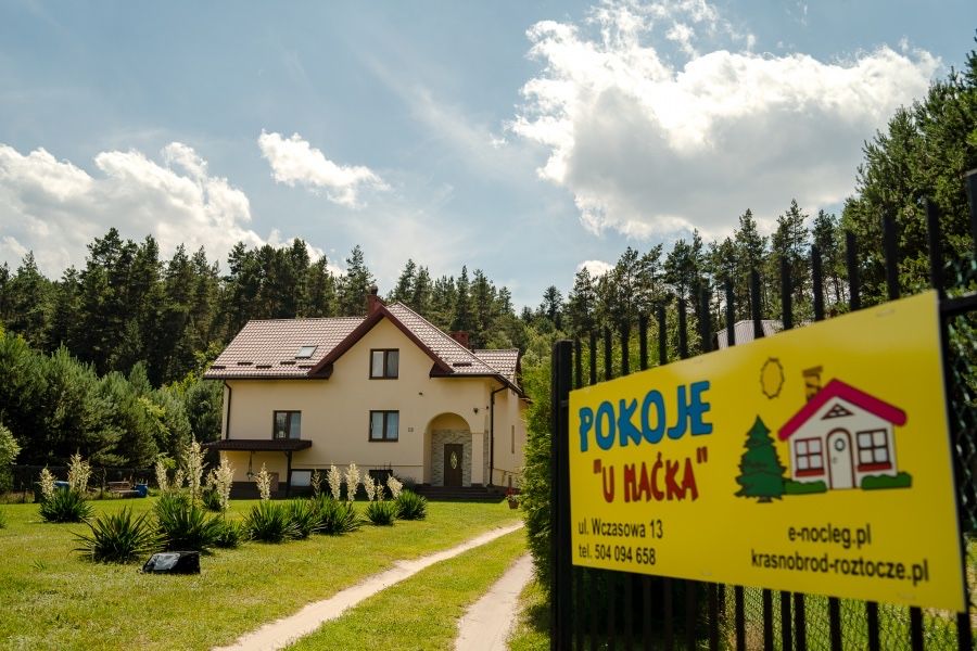 Noclegi Krasnobród Pokoje i Domek u Maćka WOLNE POKOJE