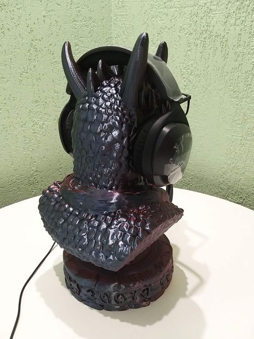 Ігрова станція, підставка під джойстик, навушники Дракон