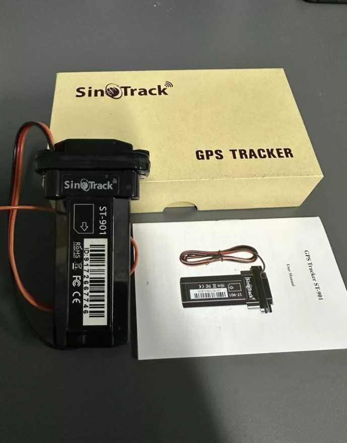 Gps gsm трекер для авто точність до 5м мітка маячок sinotrack st901