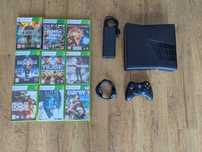 Konsola XBOX 360 Slim 250GB + Pad + 9 Gier (W tym GTA V)