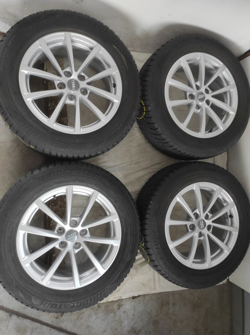 20 Koła Felgi aluminiowe ORYGINAŁ AUDI R 17 5x112 Bridgestone