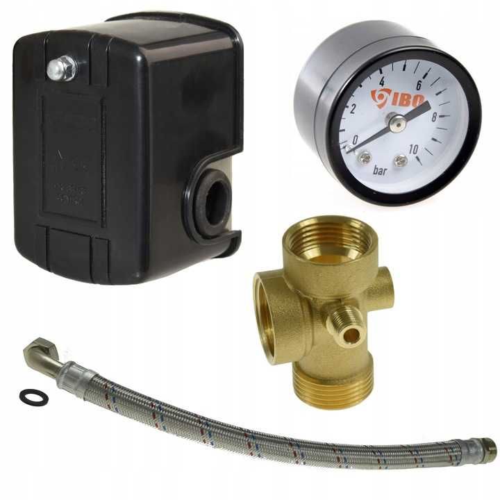 Zestaw Hydroforowy AJ 50/60 INOX 24L IBO Zbiornik+ Pompa Hydrofor!
