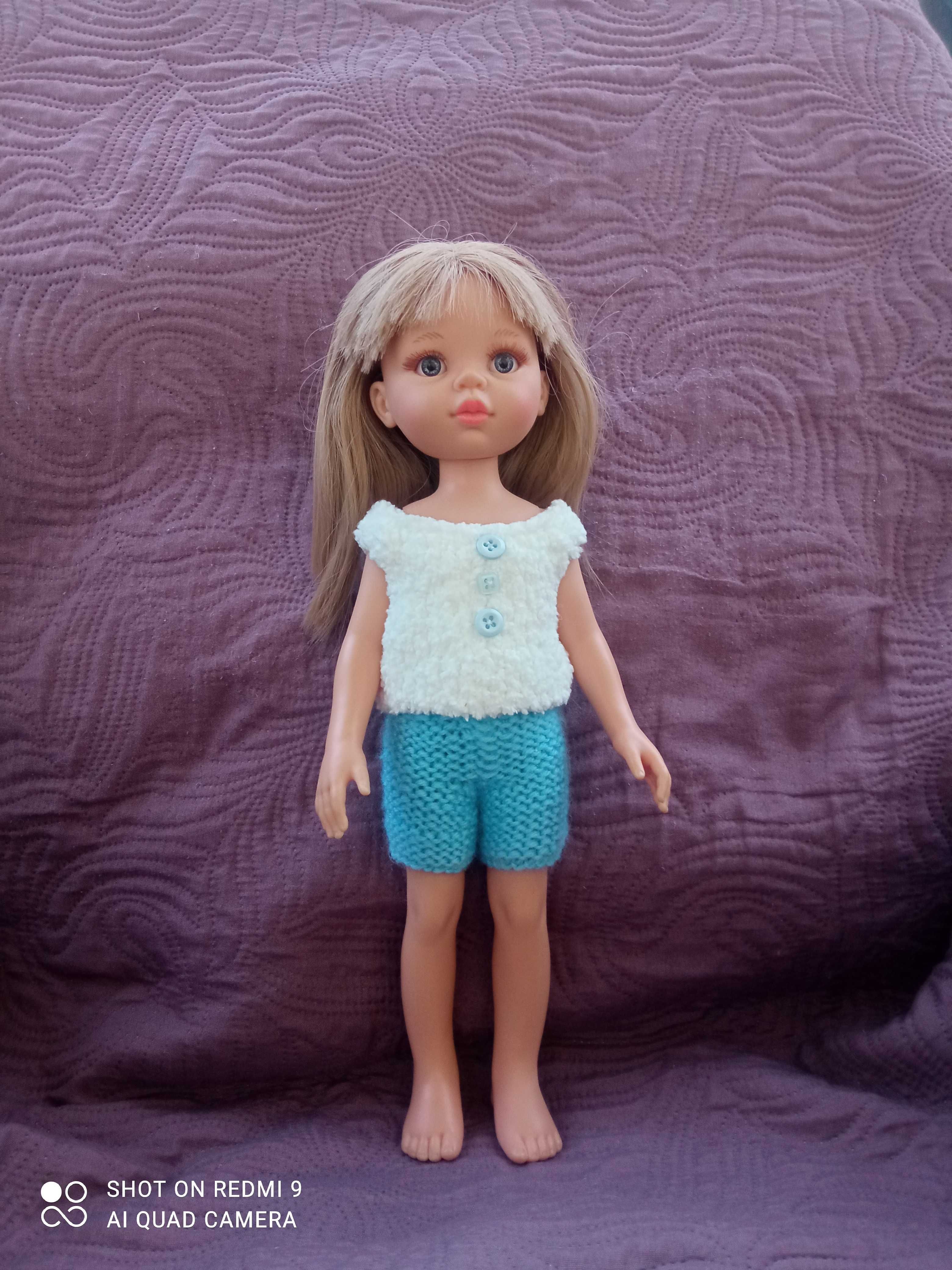 Spodenki i bluzeczka dla lalki Paola Reina 32 cm