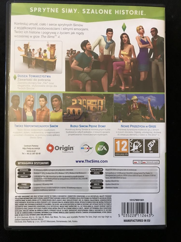 The Sims 4 PC DVD -gra