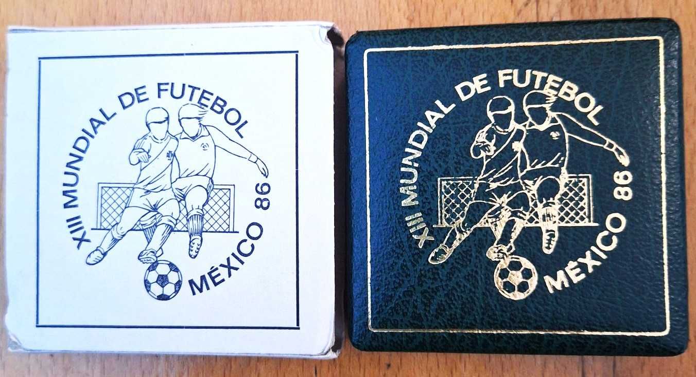 Moeda em prata Proof, México 86