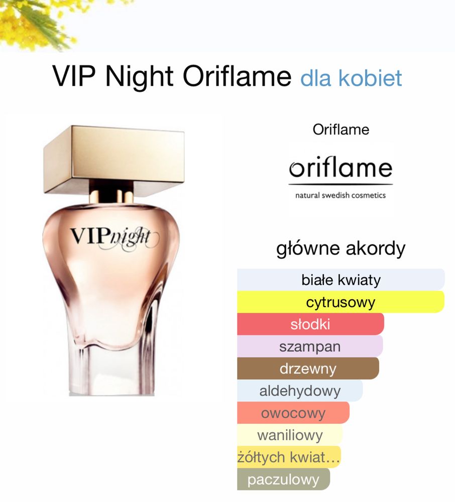 Perfumy Vip Night Oriflame UNIKAT