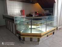 Vitrine frio + balcão  pastelaria / café