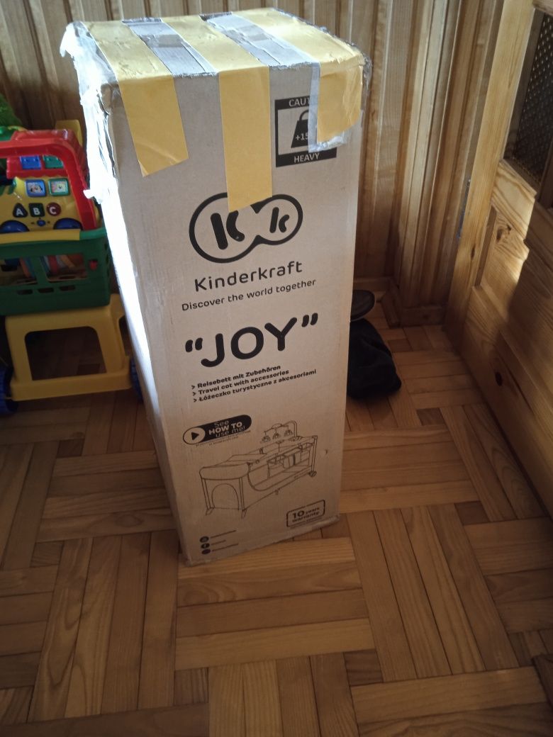 Łóżeczko turystyczne kinderkraft joy niebieskie