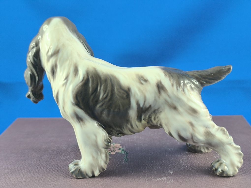 Spaniel Dahl Jensen Kopenhaga #pies #porcelana #ozdoba #prezent