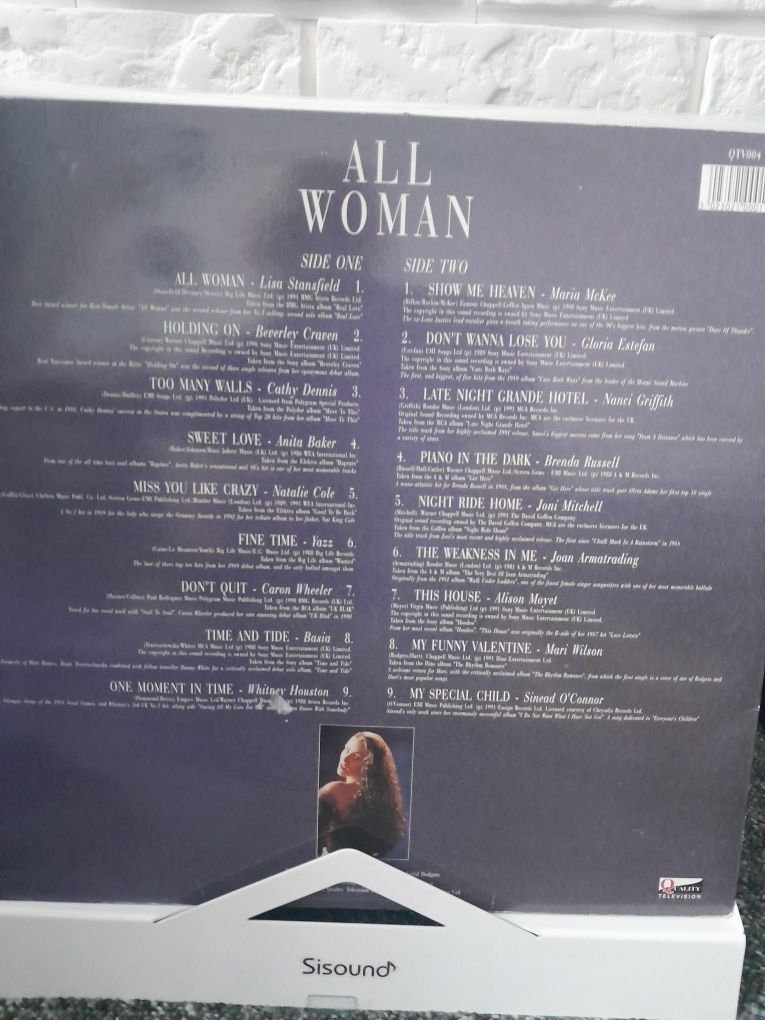 ALL WOMAN (LP) various artists
