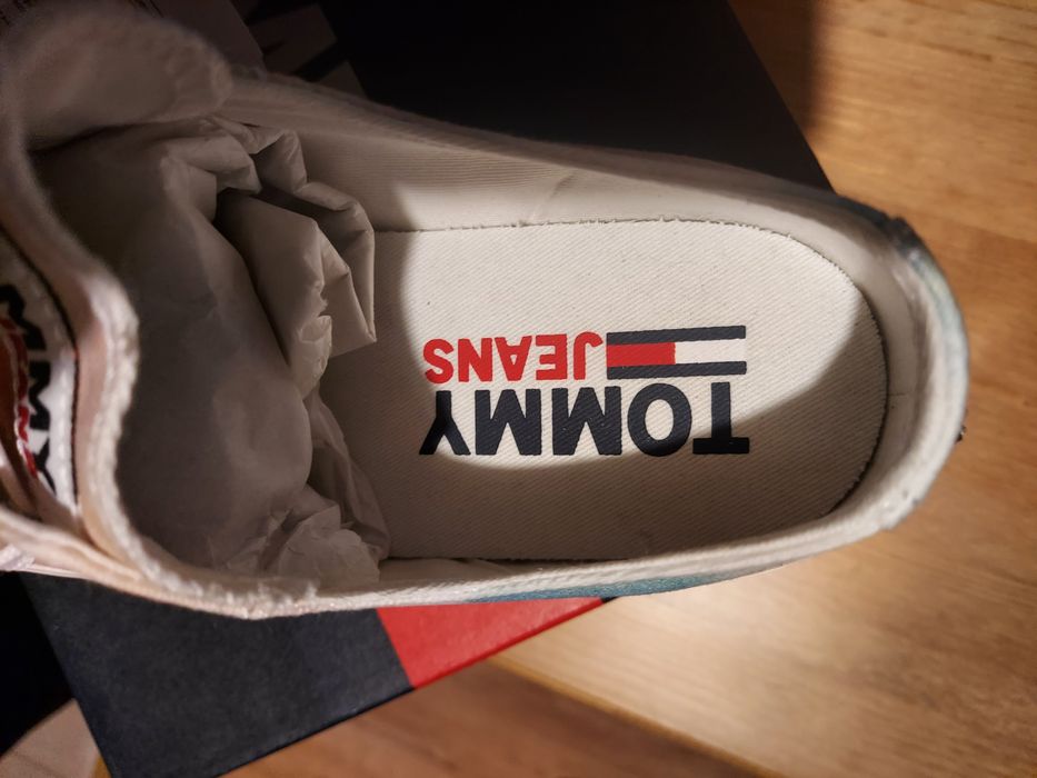 Buty  tommy Hilfiger jeans flatform print okazja super wzór! 38,39,40,