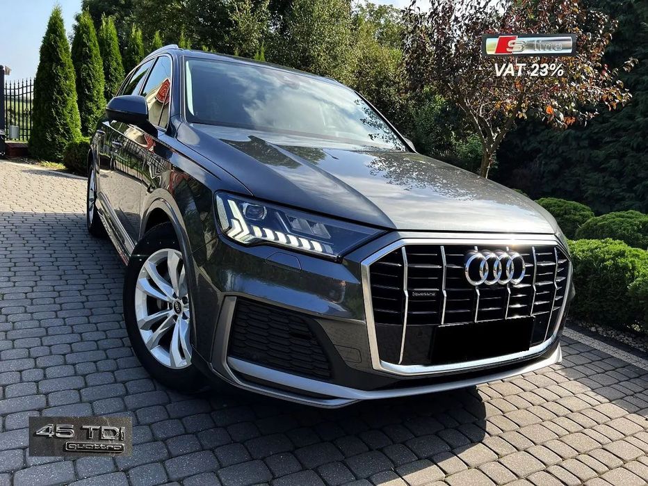 Audi Q7 *Matrix*Quattro*S line*Virtual*7osób*Daytona*Pływające kierunki*FV23%*