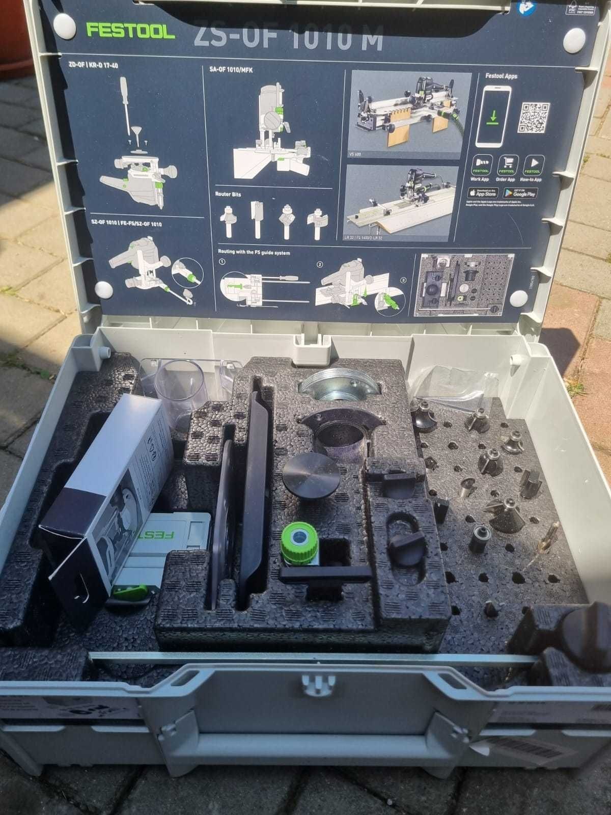 Festool OF 1010 i ZS OF 1010 - frezarka górnowrzecionowa