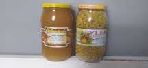 Zestaw miód wielokwiatowy 1,2 kg + pyłek pszczeli kwiatowy 550 gr.